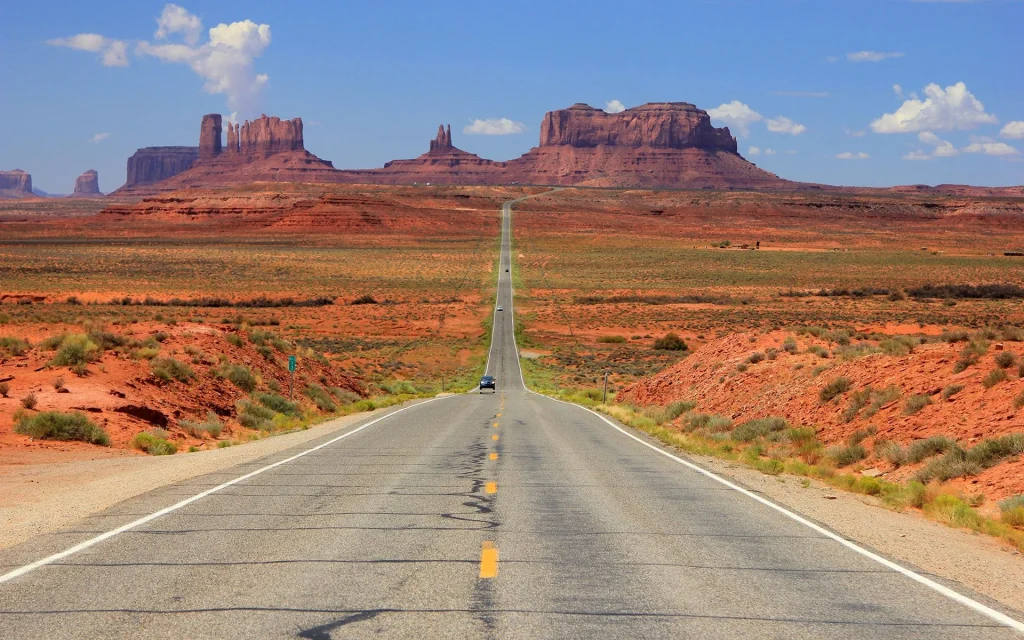 USA Desert highway