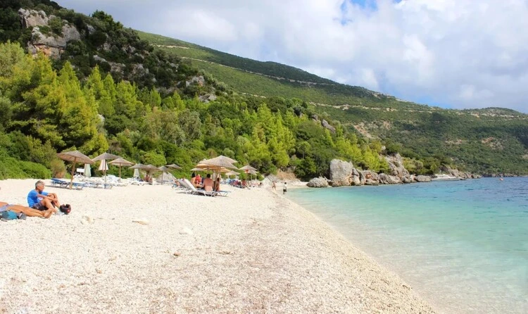 Παραλία Άσπρος Γυαλός Ιθάκη