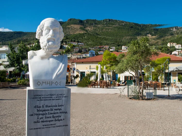 Προτομή Ομήρου Ιθάκη