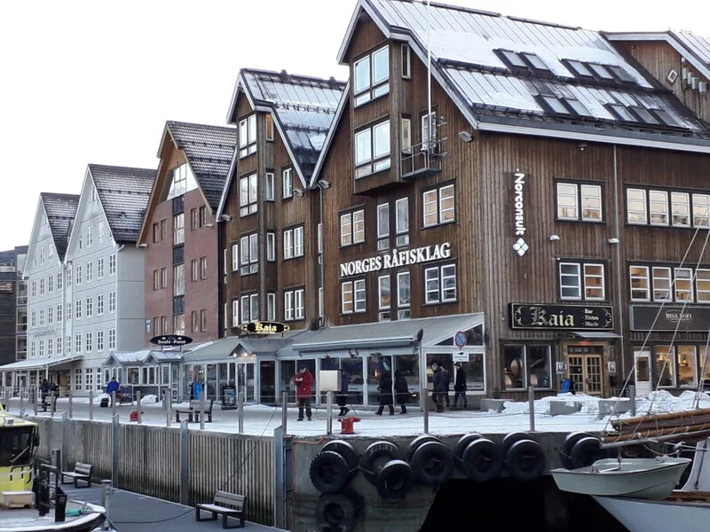 Σπίτια στο Τρόμσο Νορβηγία